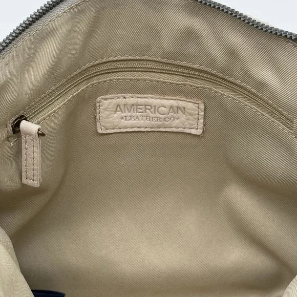 American Leather Co ALC Cleveland Crossbody Bag Tie Dye Floral Leather - Picture 10 of 14